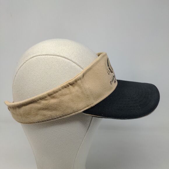 St. Maarten St. Martin West Indies Men's Strapback Sun Visor Cap Hat Tan 58CM - Picture 4 of 7